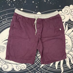 Vans Chino Gargo Shorts Mens XL Burgundy Casual Skate Outdoor Summer